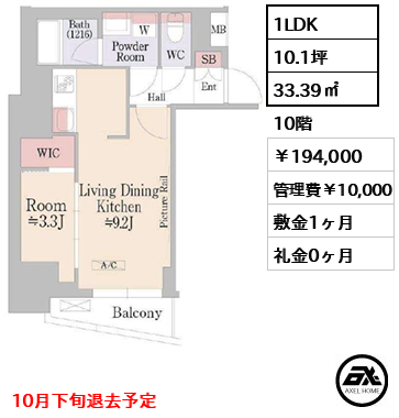 グランハイツ曙橋 194,000円