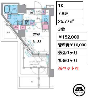 ジェノヴィア四谷三丁目グリーンヴェール　 15.2万円