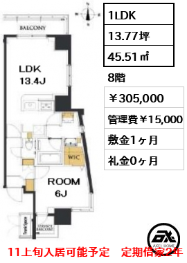 ＲＢＭ外苑前レジデンス 305,000円