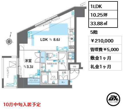 ZOOM神宮前(ズーム神宮前)　 210,000円