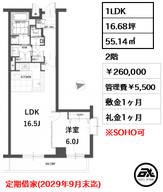 パークノヴァ神宮前　 26万円