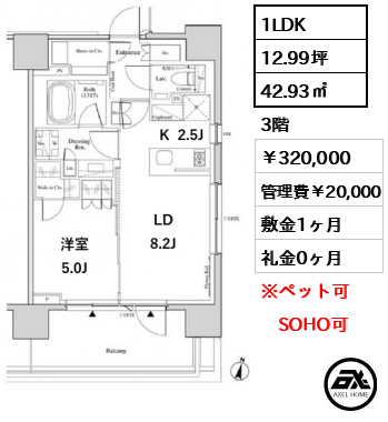 ザ・パークハビオ代々木 32万円