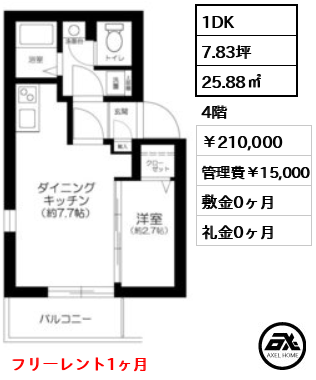 The Residence Nihonbash（ザレジデンス日本橋） 210,000円