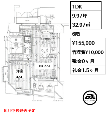 デュオ・スカーラ神楽坂 15.5万円