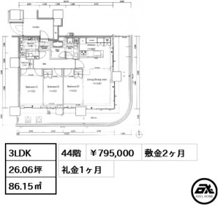 晴海フラッグ SUN VILLAGE T棟（SKY DUO）