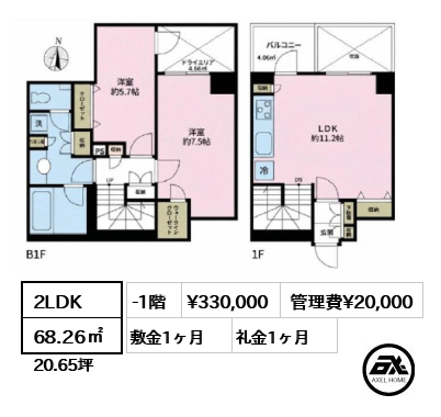 オープンレジデンシア本郷 33万円