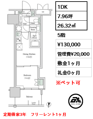 ブルックサイドレジデンス木場 13万円
