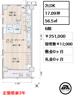 エスティメゾン豊洲レジデンス　E棟 25.1万円