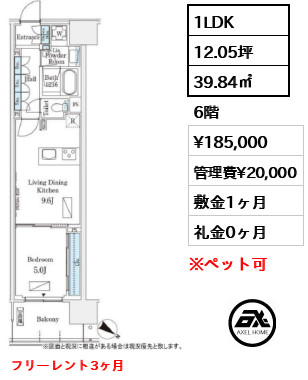 ロイヤルパークス有明 18.5万円