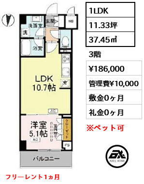 ロイジェント潮見 18.6万円