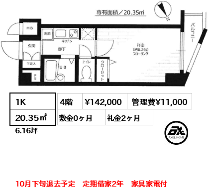 ステージファースト青山 14.2万円