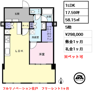 代々木グランドコーポラス　 29.8万円