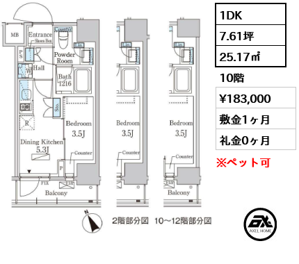 パークアクシス日本橋茅場町ステーションゲート 18.3万円