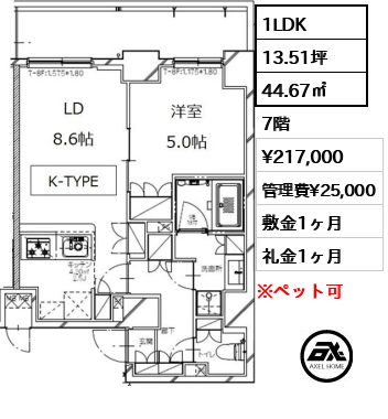 エスレジデンス月島（S-RESIDENCE月島） 21.7万円