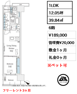 ロイヤルパークス有明 18.9万円