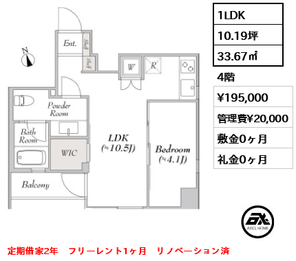 ブルロック銀座イースト 19.5万円