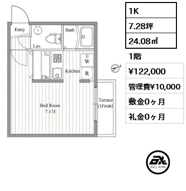 ZESTY曙橋（ゼスティ） 12.2万円