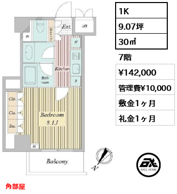 アクティ東仲通り 14.2万円