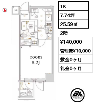 ログ銀座イースト（Ｌｏｇ銀座ＥＡＳＴ） 14万円