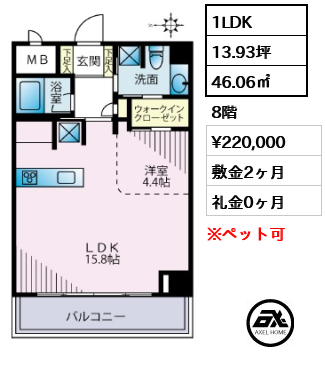 グランドメゾン麹町 22万円