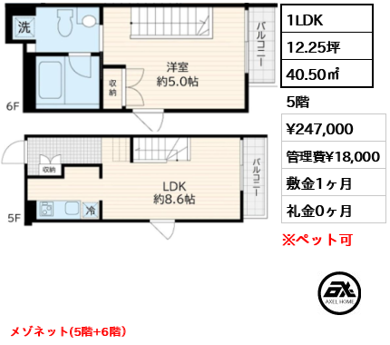 Ｆｕｌｌｅａ若松河田（フレア若松河田） 24.7万円