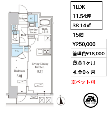 ルジュール神田須田町 25万円