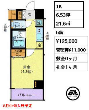 コンシェリアデュー勝どき 12.5万円