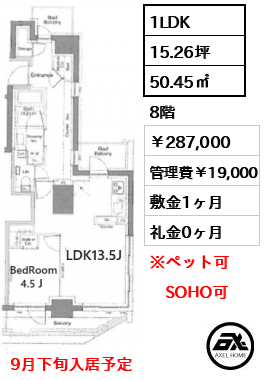 ザ・パークハビオ神楽坂香月 28.7万円