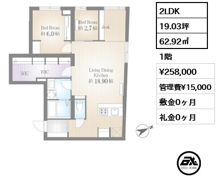 サクラスプリング月島リバーサイド 25.8万円