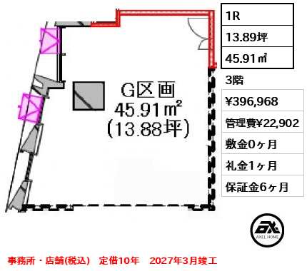 （仮称）代々木3丁目ビル（事務所・店舗） 39.7万円