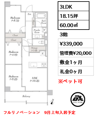 ルミークアン本郷 33.9万円