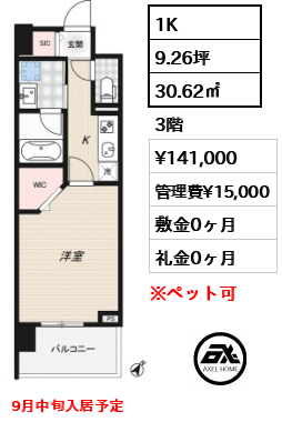 RIDGE豊洲 14.1万円