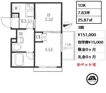 ハーモニーレジデンス神楽坂ヒルズfirst 15.1万円