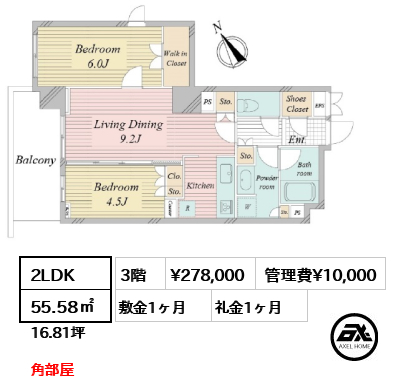 アクティ東仲通り 27.8万円