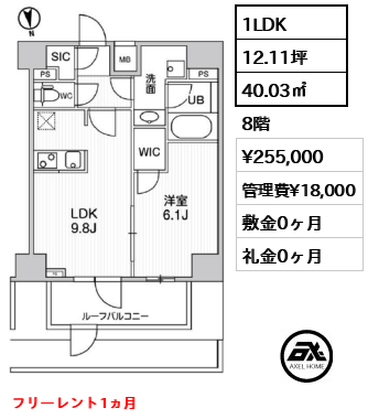 ザ・レジデンス神楽坂Ⅰ 25.5万円