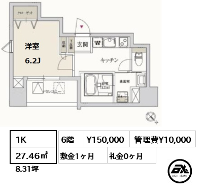 プライマル月島 15万円