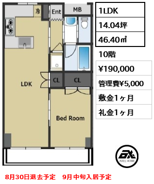マンション勝どき 19万円