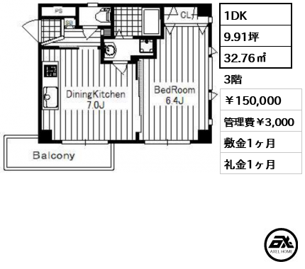 ロイヤルパレス代々木 150,000円
