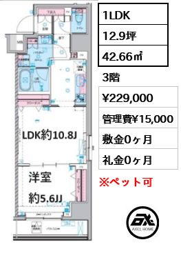 GENOVIA 東神田 green veil (ジェノヴィア東神田グリーンヴェール) 22.9万円