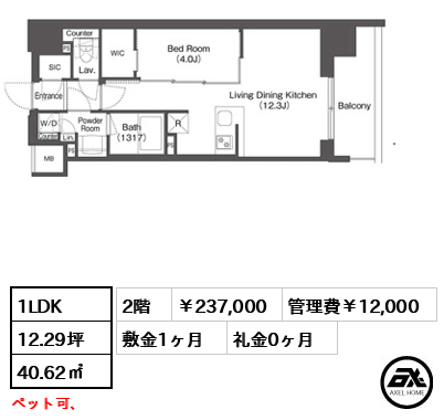 コンフォリア東新宿 237,000円