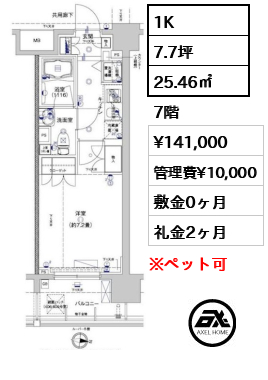 アクサスウィル四谷三丁目Sta. (AXAS-Will四谷三丁目Sta.) 14.1万円