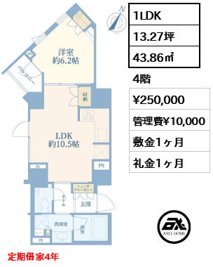 ブランズ代々木参宮橋 25万円