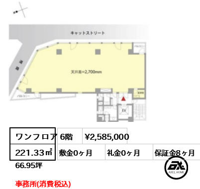 クレインズパーク （事務所） 258.5万円