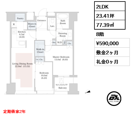 セントラルパークタワー・ラ・トゥール新宿 59万円
