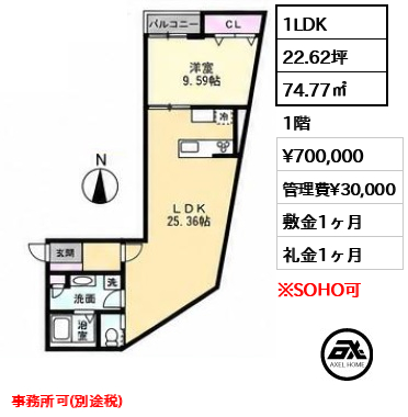 ANQI神宮前（アンキ神宮前） 70万円