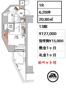 ハーモニーレジデンス三田 12.7万円