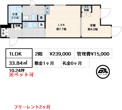 MUVA YOYOGI（ムーヴァ代々木） 23.9万円