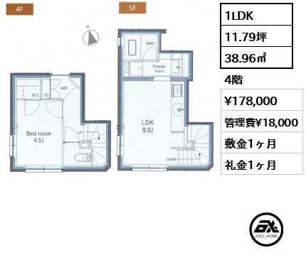 PRATIQUE KAGURAZAKA west(プライティーク神楽坂ウエスト) 17.8万円