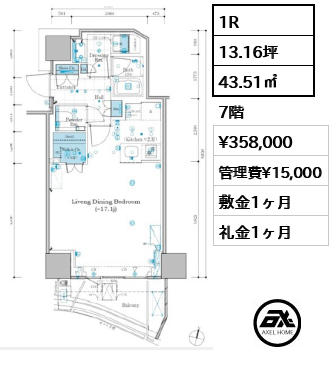 パークコート神宮北参道ザタワー 35.8万円