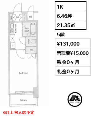 レジディア門前仲町 13.1万円